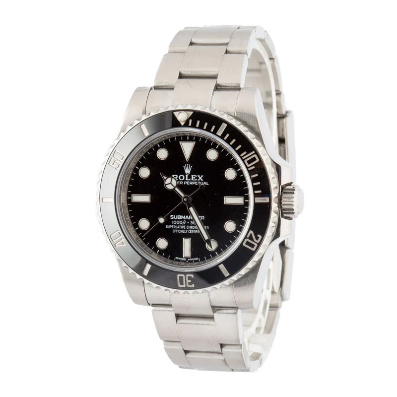 Used Men's Rolex Submariner Ref 114060 Stainless Steel - Chrono Swiss Watch Used Men's Rolex Submariner Ref 114060 Stainless Steel - Chrono Swiss Watch