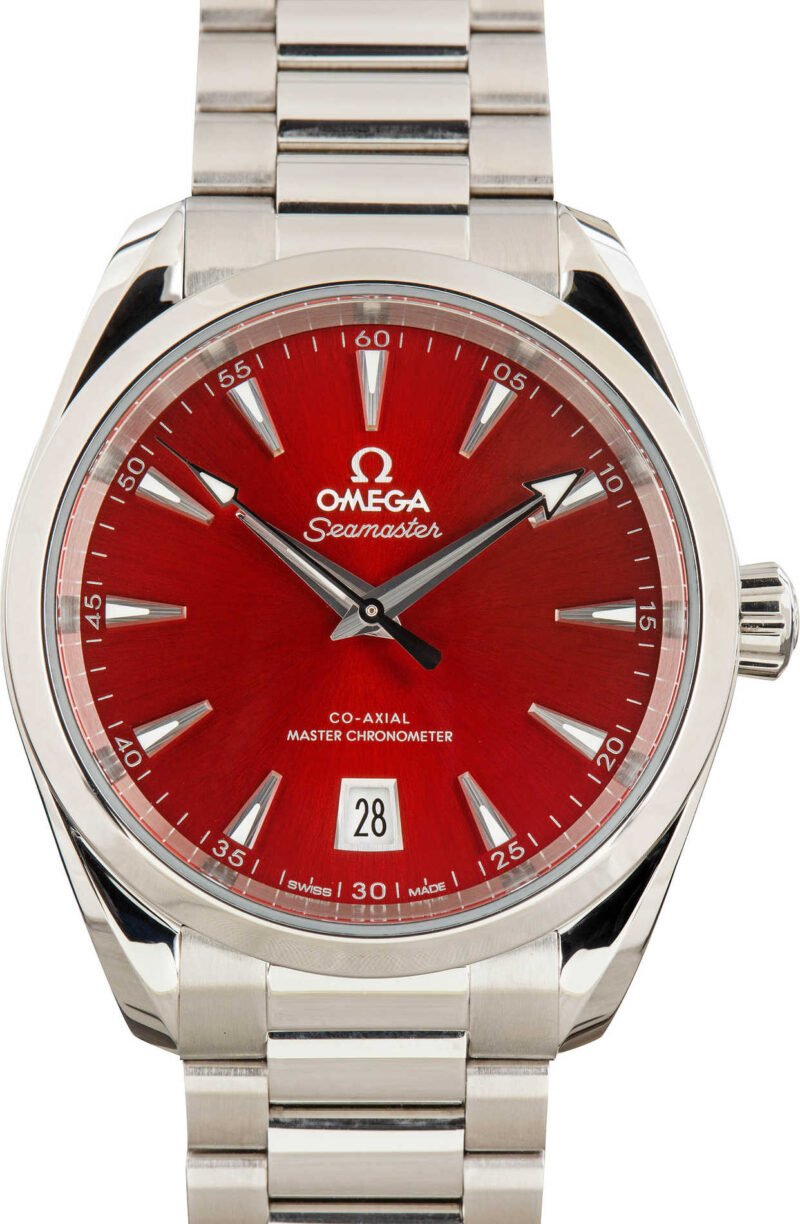 Used Omega Seamaster Aqua Terra Shades Terracotta Dial - Chrono Swiss Watch Used Omega Seamaster Aqua Terra Shades Terracotta Dial - Chrono Swiss Watch