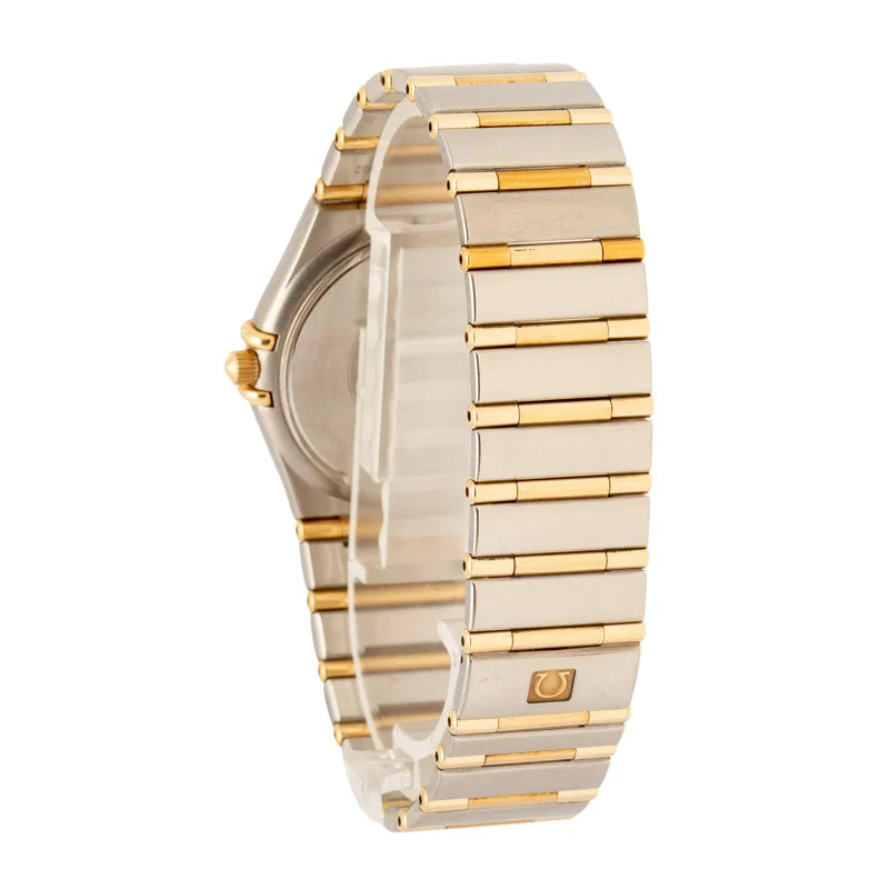 Used Two Tone Omega Constellation Silver Textured Dial - Chrono Swiss Watch Used Two Tone Omega Constellation Silver Textured Dial - Chrono Swiss Watch