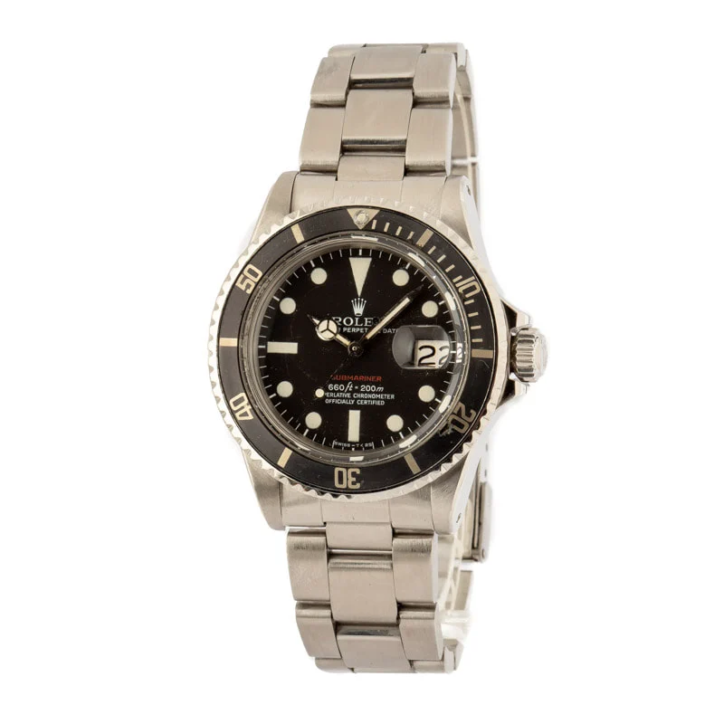 Vintage Rolex Submariner 1680 Steel Oyster - Chrono Swiss Watch Vintage Rolex Submariner 1680 Steel Oyster - Chrono Swiss Watch