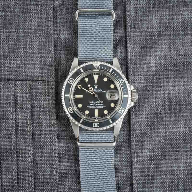 Vintage Rolex Submariner Ref 1680 Nylon Strap - Chrono Swiss Watch Vintage Rolex Submariner Ref 1680 Nylon Strap - Chrono Swiss Watch