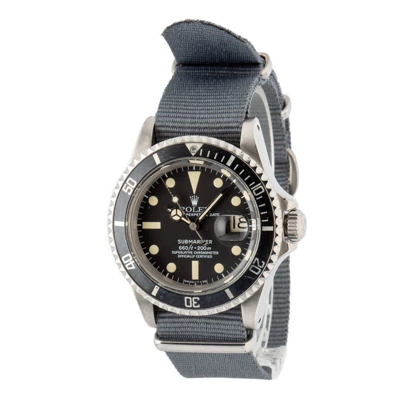 Vintage Rolex Submariner Ref 1680 Nylon Strap - Chrono Swiss Watch Vintage Rolex Submariner Ref 1680 Nylon Strap - Chrono Swiss Watch