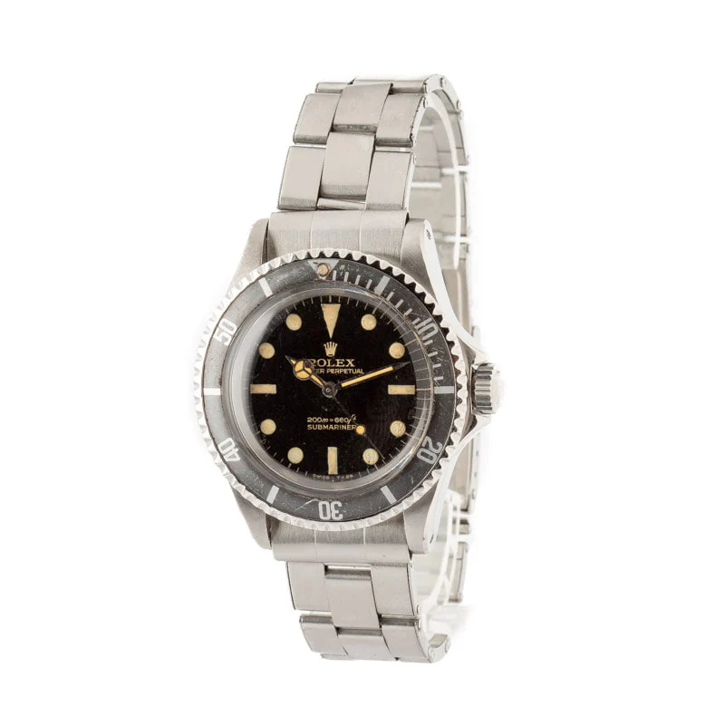 Vintage Rolex Submariner Ref 5513 Black Dial - Chrono Swiss Watch Vintage Rolex Submariner Ref 5513 Black Dial - Chrono Swiss Watch