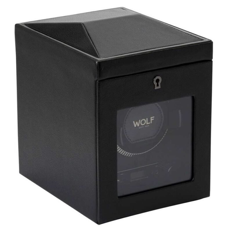 WOLF British Racing Single Watch Winder (793102) - Chrono Swiss Watch WOLF British Racing Single Watch Winder (793102) - Chrono Swiss Watch