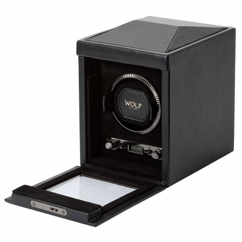 WOLF British Racing Single Watch Winder (793102) - Chrono Swiss Watch WOLF British Racing Single Watch Winder (793102) - Chrono Swiss Watch
