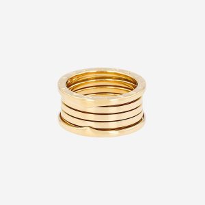 Bague Bulgari B.Zero1 très grand modèle en or jaune