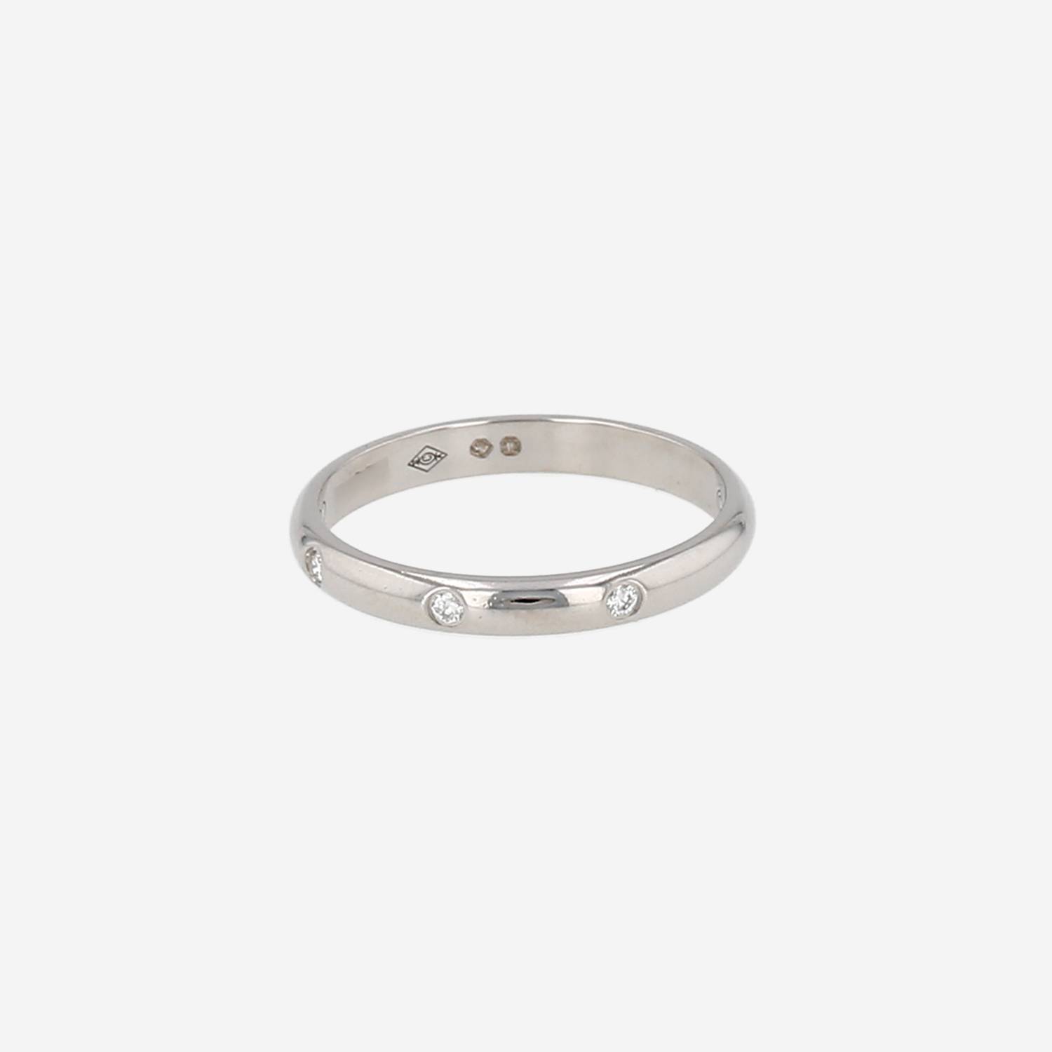 Bague Cartier 1895 en platine et diamants Bague Cartier 1895 en platine et diamants