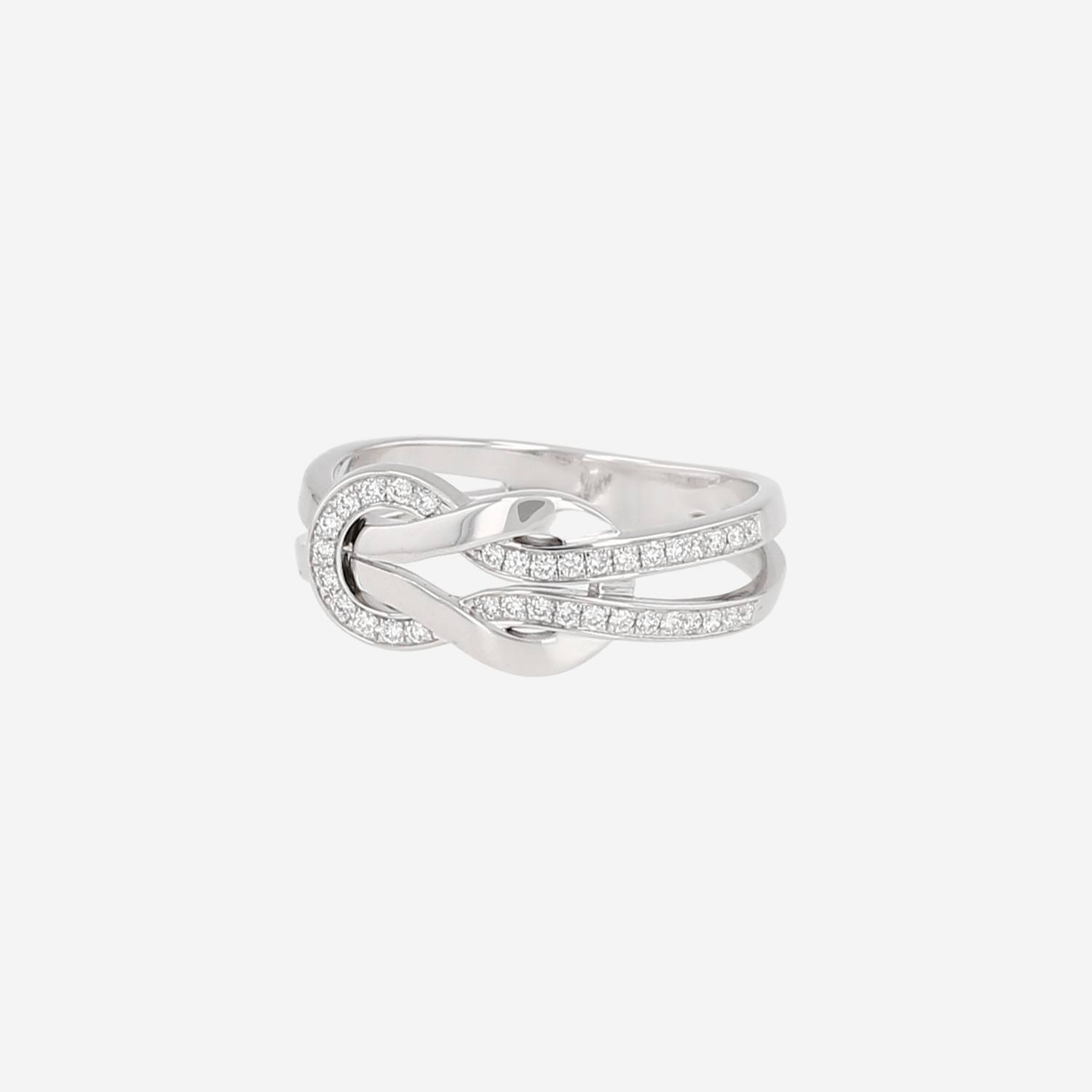 Bague Fred Chance Infinie en or blanc et diamants Bague Fred Chance Infinie en or blanc et diamants