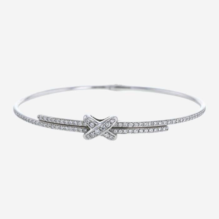 Bracelet Chaumet Jeux de Liens en or blanc et diamants Bracelet Chaumet Jeux de Liens en or blanc et diamants