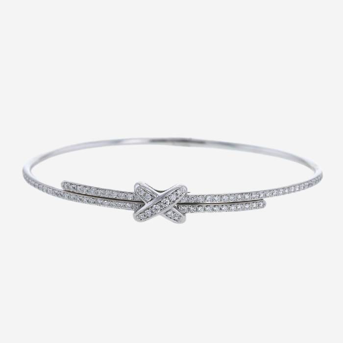 Bracelet Chaumet Jeux de Liens en or blanc et diamants Bracelet Chaumet Jeux de Liens en or blanc et diamants