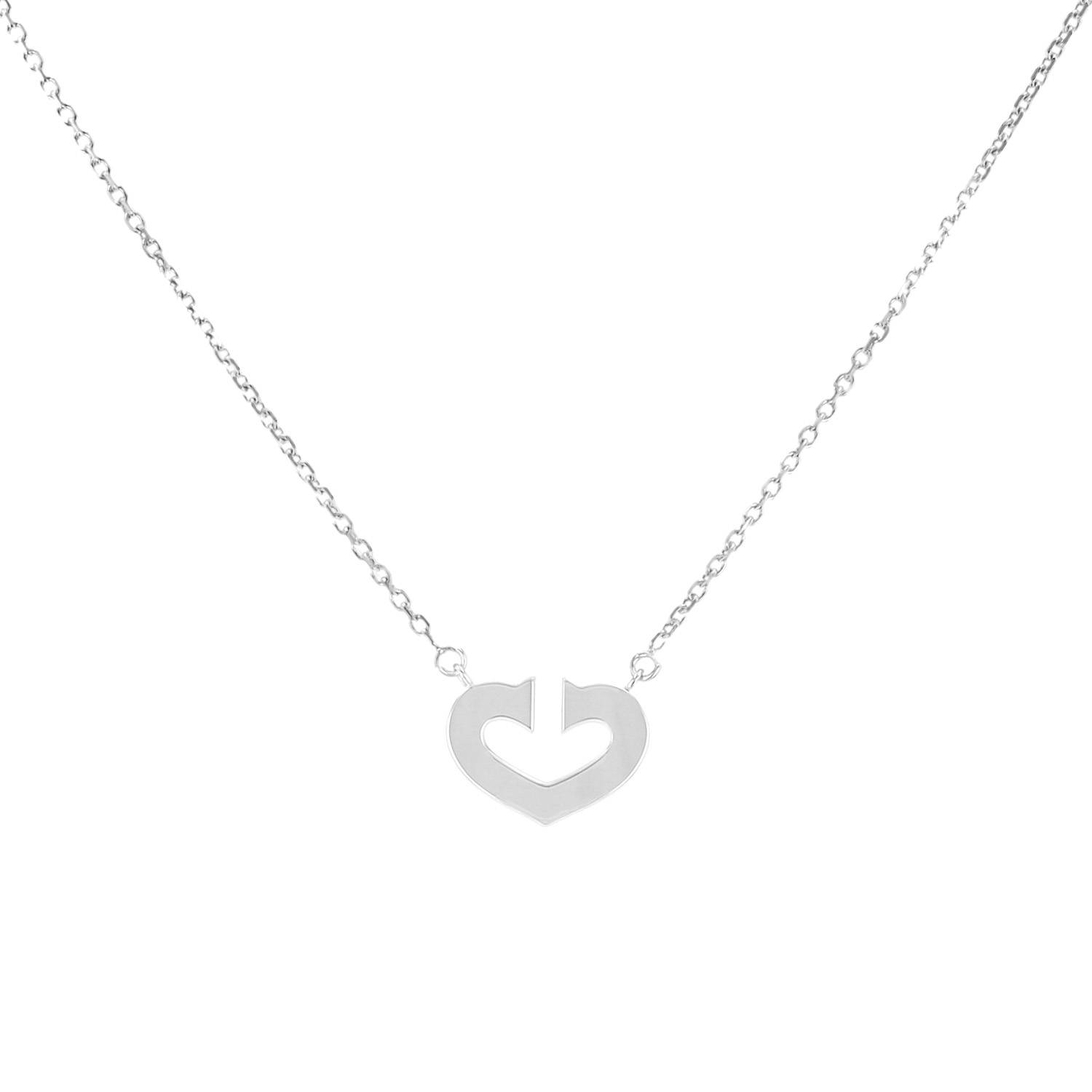 Collier Cartier C de Cartier en or blanc Collier Cartier C de Cartier en or blanc