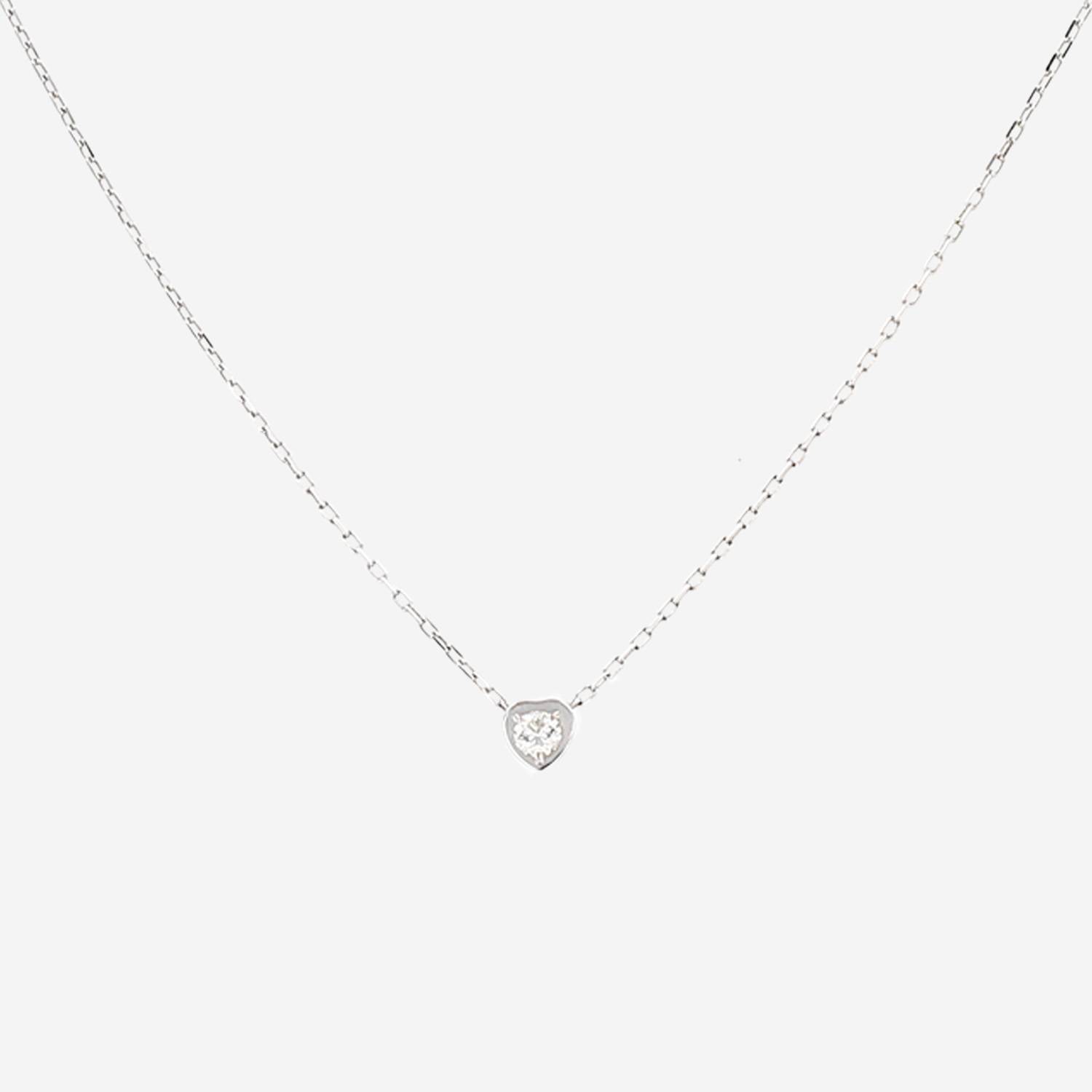 Collier Cartier en or blanc et diamant Collier Cartier en or blanc et diamant