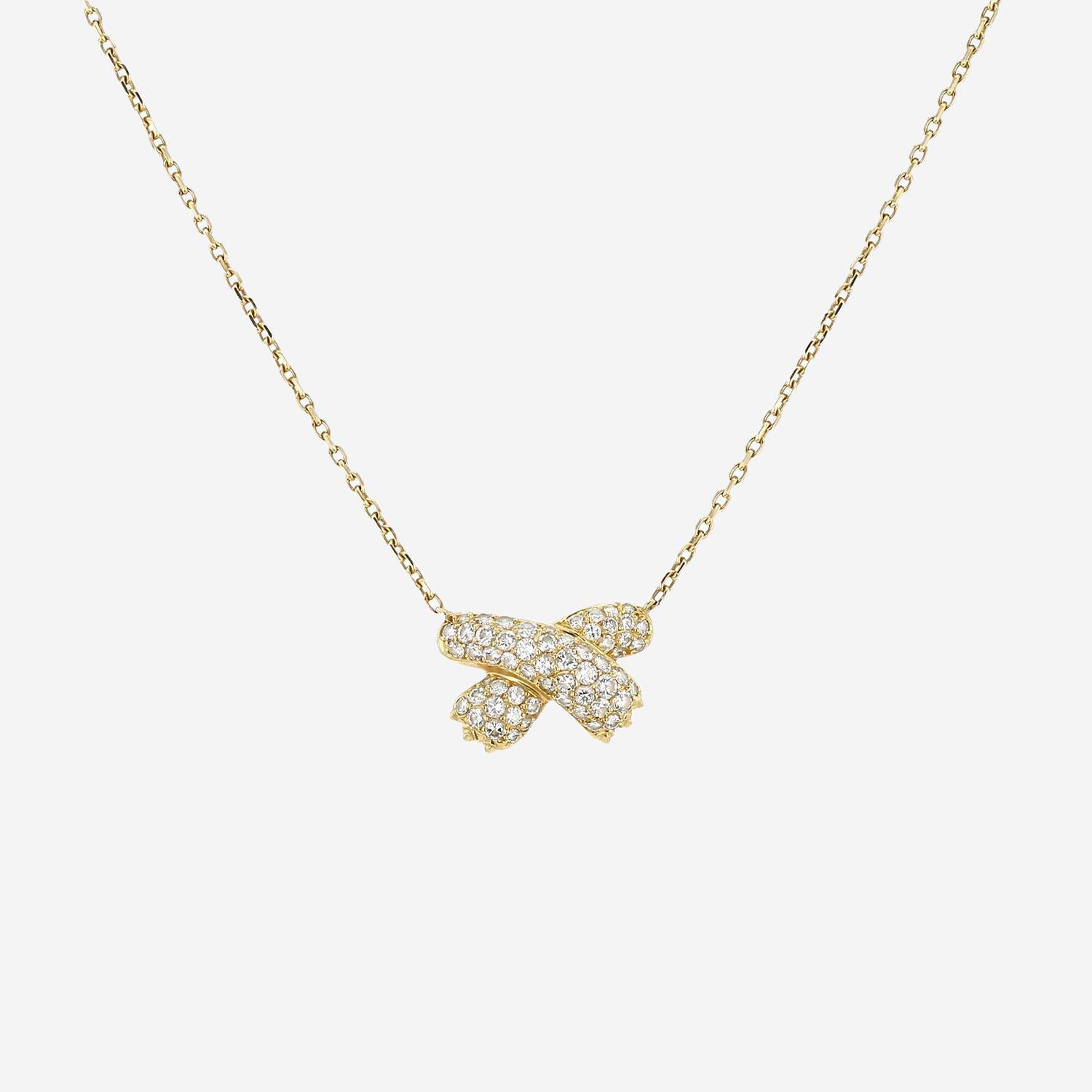 Collier Fred Ombre Féline en or jaune et diamants Collier Fred Ombre Féline en or jaune et diamants