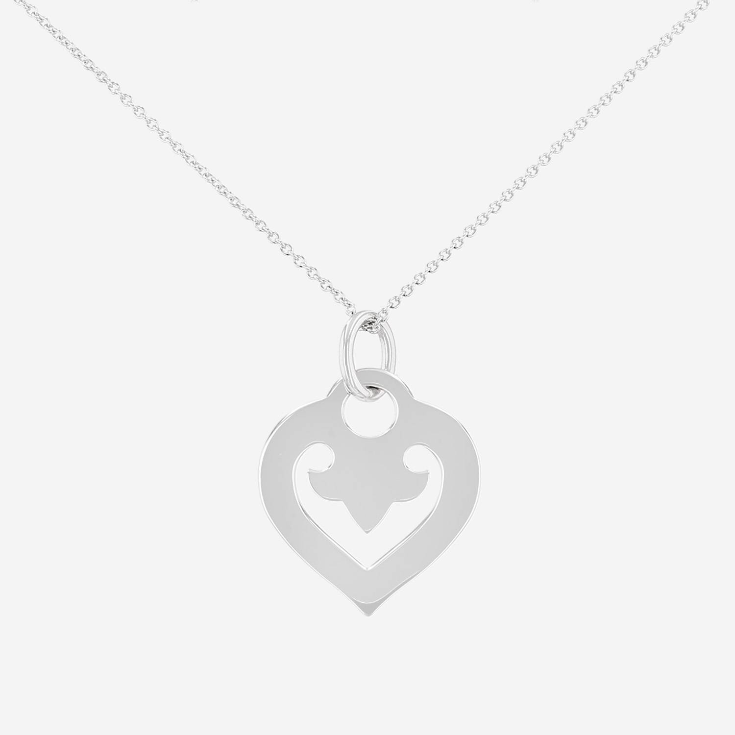Pendentif O.J. Perrin Légende moyen modèle en or blanc Pendentif O.J. Perrin Légende moyen modèle en or blanc