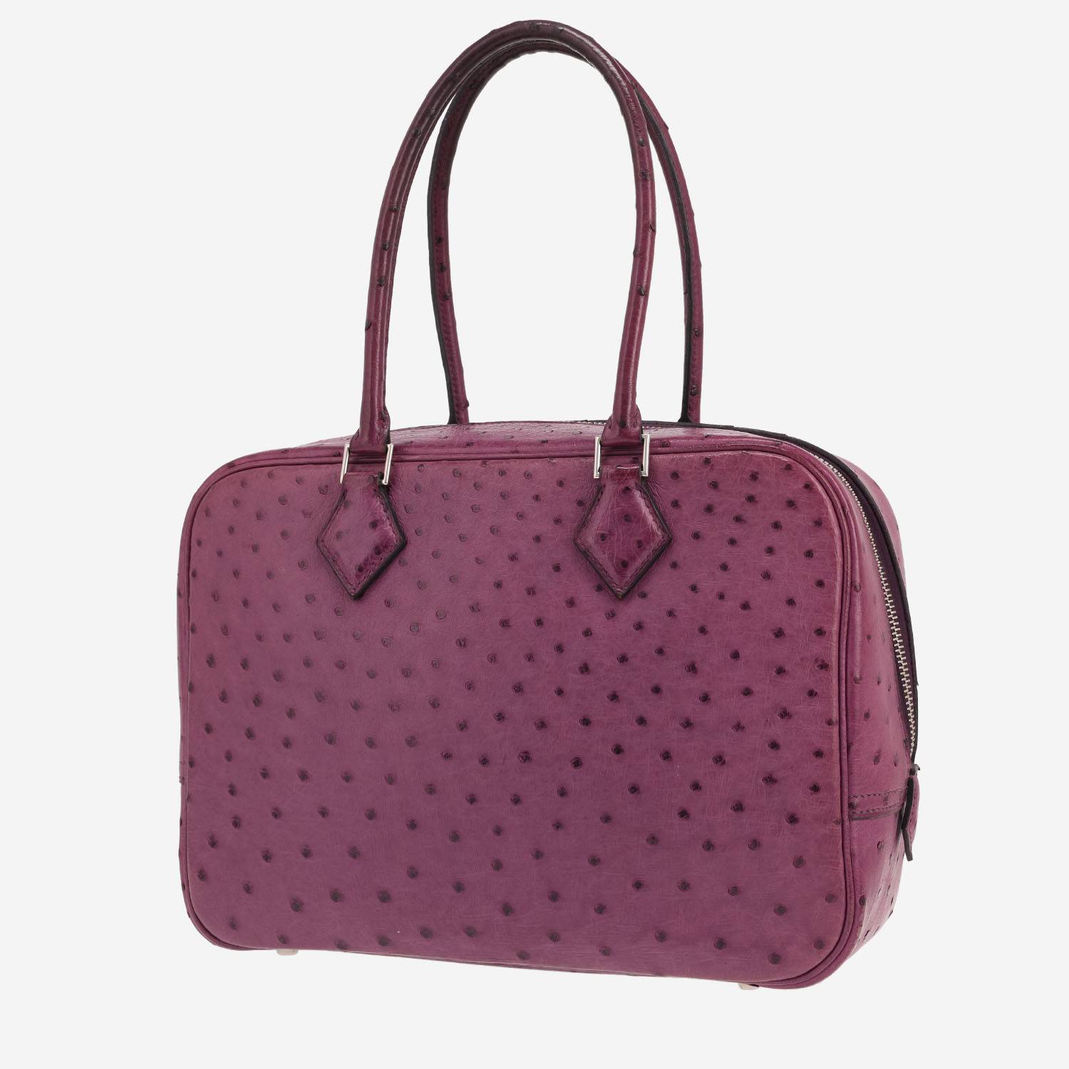 Sac à main Hermès Plume en autruche violette Sac à main Hermès Plume en autruche violette