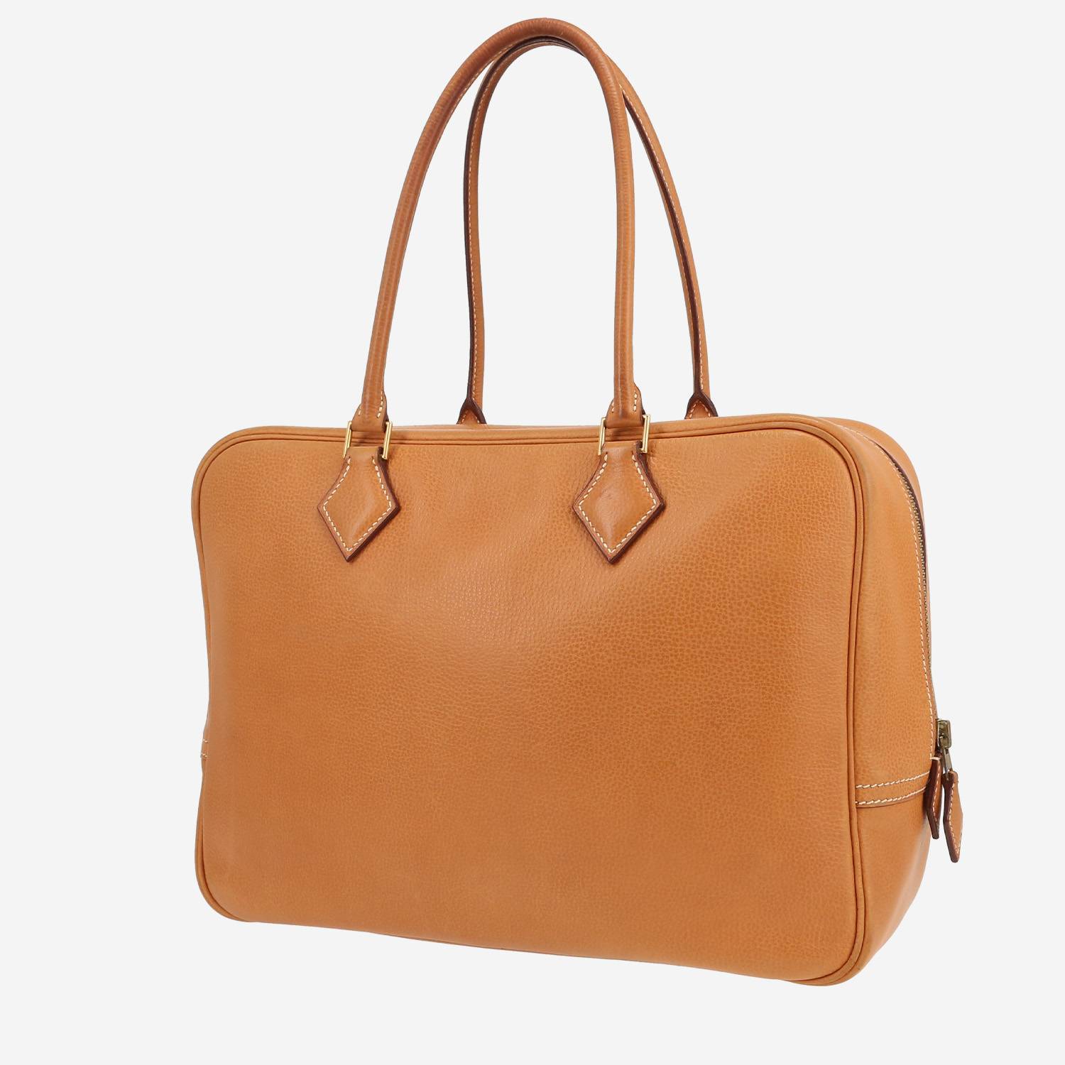 Sac à main Hermès Plume en vache Liégée marron Sac à main Hermès Plume en vache Liégée marron